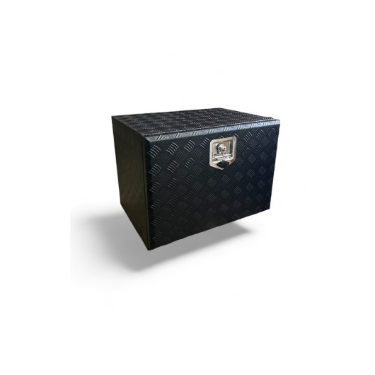 Caisse de rangement en aluminium strié 100 L BigFic | Boîte aluminium pour camping-car, van aménagé