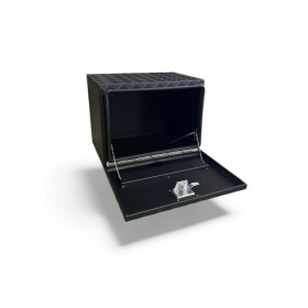 Caisse de rangement en aluminium strié 100 L BigFic | Boîte aluminium pour camping-car, van aménagé