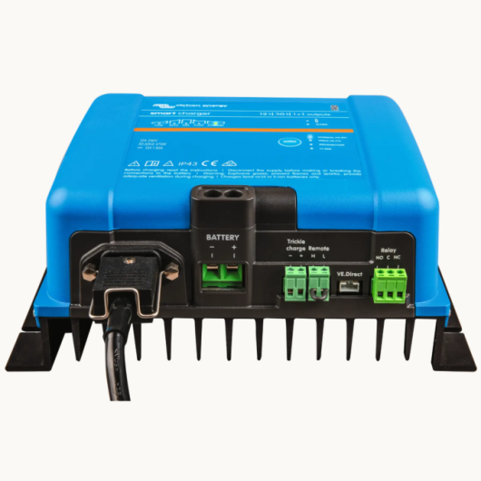 Chargeur Phoenix Smart IP43 Victron Energy version 1+1 - connexions élec