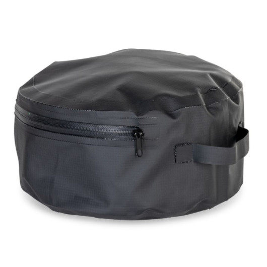 Douche solaire portable avec pompe à pied pour vanlife, bateau, camping et outdoor - en sac