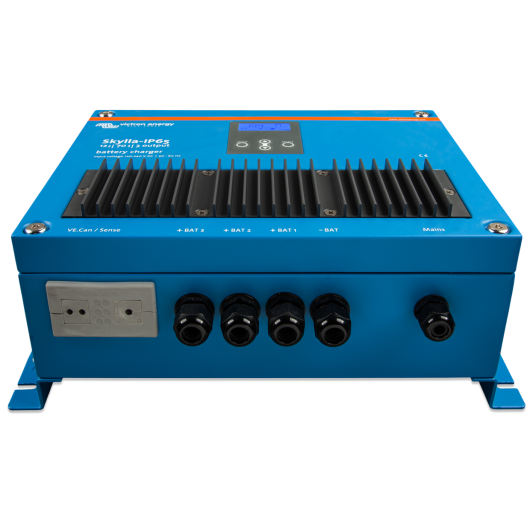 Chargeur Skylla 3 sorties 12V 70A Victron Energy - dessus et dessous idem 24V - 35A