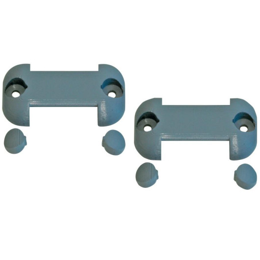 Equipement bateau et camping-car : Kit de fixation pour rangement en tissu FIAMMA  Orginizer à suspendre sur cloison. 