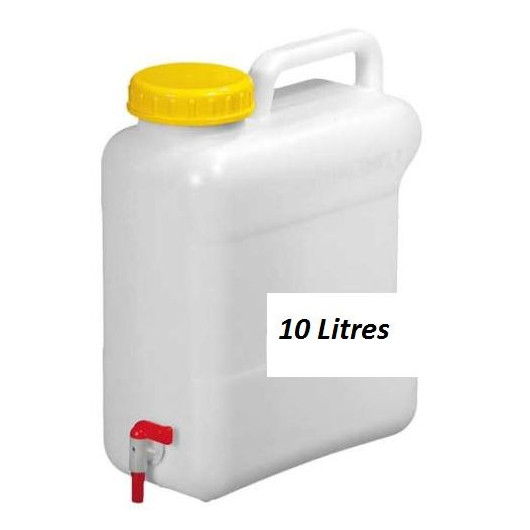 Jerrican Comet 10 L avec robinet DIN96 | Réservoir compact et pratique pour van aménagé ou bateau | avec robinet