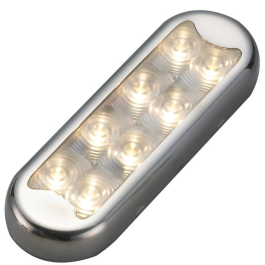 Compact LED 104 x 35 mm Osculati | Spot d'éclairage 12/24V pour bateau et van aménagé