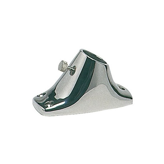 Embase inox pour hampe ø 25 mm Arc Marine - fixation mât de pavillon bateau à moteur