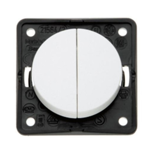 BERKER Interrupteur integro double 12/230 V