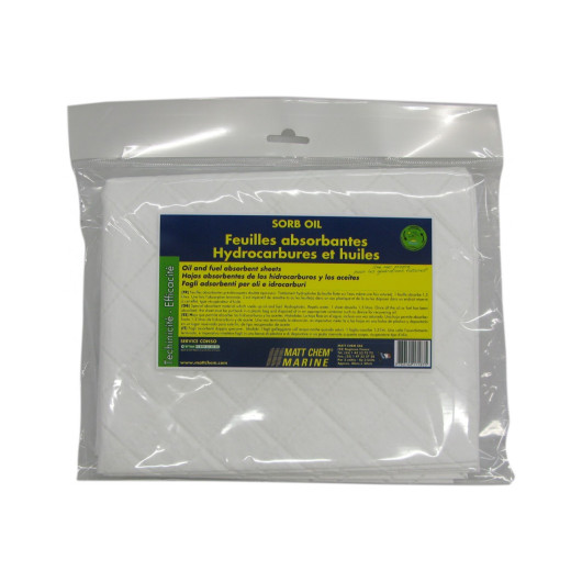 MATT CHEM Sorb-Oil feuilles absorbantes huile