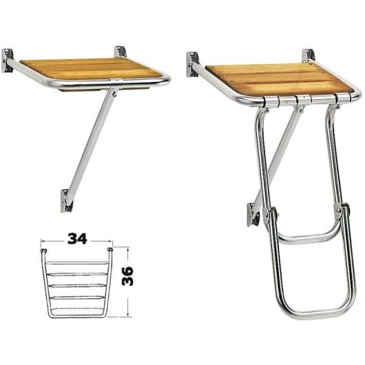 Plateforme compacte Iroko Osculati | Plateforme & Delphinière | Accastillage bateau H2R Equipements
