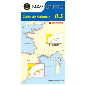 NAVICARTE Routière Golfo de Valencia R5