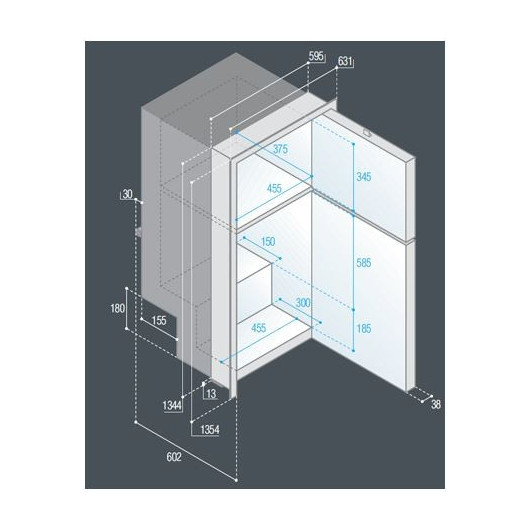 VITRIFRIGO DP2600iX Réfrigérateur 230 L