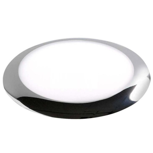 CARBEST Plafonner LED ø 168 mm collerette chromée