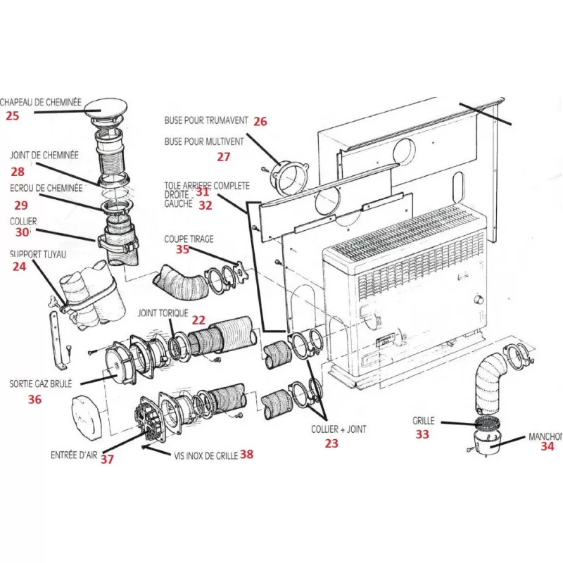 Truma Dichtplatte Mit Gewindestift & O-Ring - Ersatzteil Für SL 32 Bis 31686