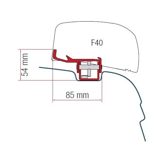 FIAMMA Kit VW T5/T6 F40van