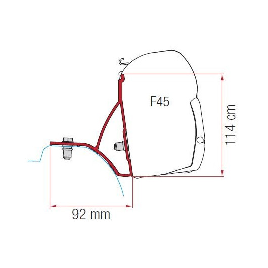 FIAMMA Kit F45 R Trafic 3 (après 2015)