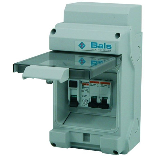 Tableau d'alimentation domestique 230V - 25A - 30mA Bals | connexion électrique en camping-car ou bateau