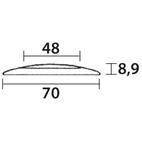 OSCULATI Spot LED de courtoisie en inox poli OSCULATI Spot LED inox IP67