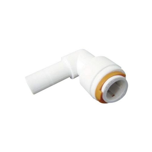 Raccord coudé PER 12 mm femelle/mâle | Pour angle à 90° dans circuit d’eau en van et bateau