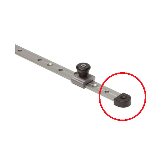 BARTON Embout de rail T 25 mm