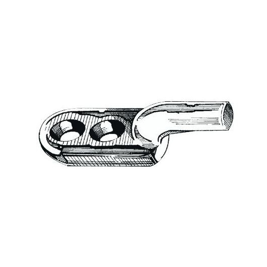 OSCULATI Crochet laiton 43 x 13 x 14 mm