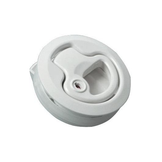 OSCULATI Verrou flush nylon avec serrure blanc ou noir