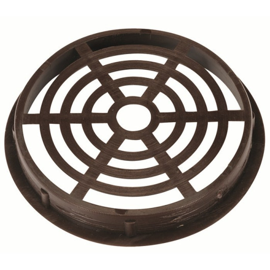 Grille d'aération circulaire ø 60 mm | 10 cm² |FAP pour coffre et habillage - conforme VASP - vu interieur