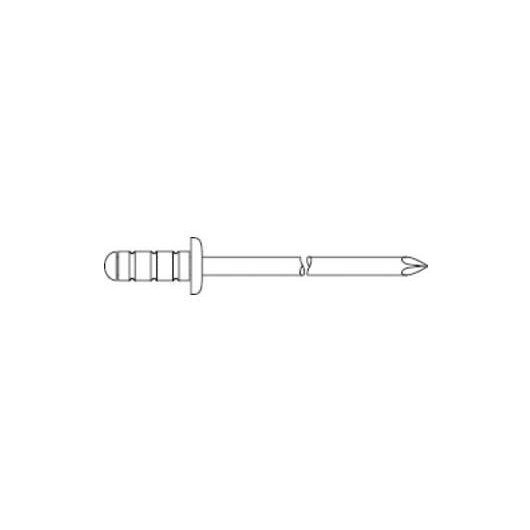 EUROMARINE Rivet tête plate ø 5 mm inox