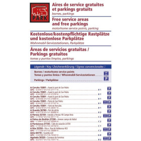 Carte SD Garmin – 750 Aires Gratuites Camping-Car Espagne, Points Vérifiés Sur Place, Facile à Utiliser