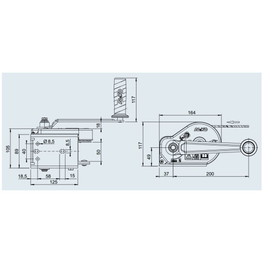 AL-KO Treuil Optima 350