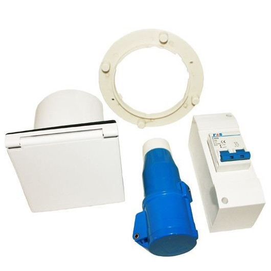 Kit de connexion 230V HABA - pack raccordement réseau 230V en van, fourgon et camping-car
