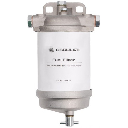 OSCULATI Décanteur CAV 396 60l/h gasoil, filtré séparateur eau carburant pour moteur diesel.