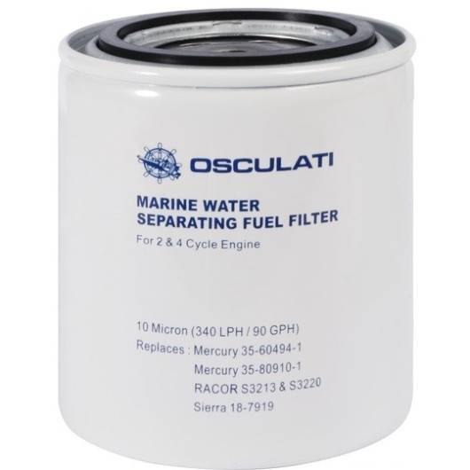 OSCULATI Filtre séparateur complet pour moteur HB jusqu’à 150 CV.