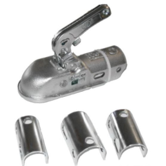 SPP tête attelage universelle tube 35 à 50 mm charge max 1300Kg - remorque de bateau