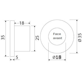 Lumière LED encastrable Osculati - éclairage 12/24 V bateau & camping-car - visuel