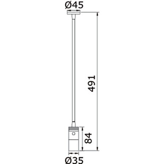 SEAWORLD Liseuse LED nickelé 12V ou 24V pour l'éclairage du bateau et camping-car.