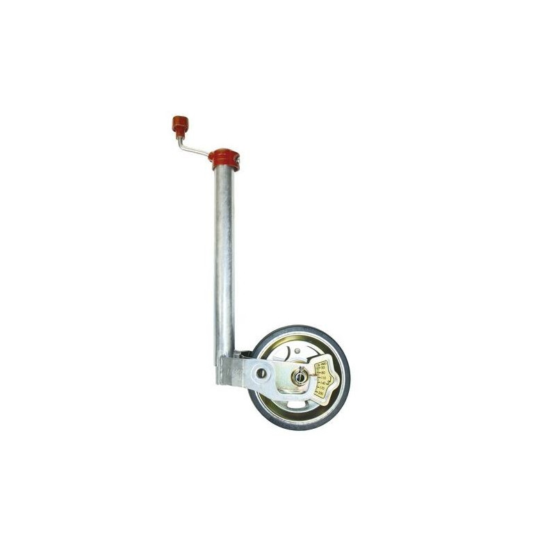 Wiltec Roue jockey de remorque semi-automatique - Capacité de charge Wiltec Roue jockey de remorque semi-automatique - Capacité de charge