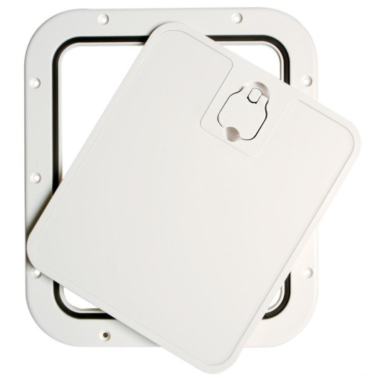 OSCULATI Trappe Splash-Proof blanche, trappe d'accès pour bateau et semi-rigide.