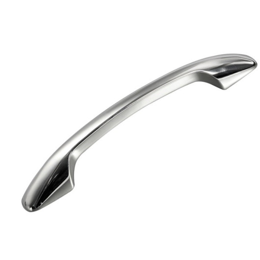 OSCULATI Poignée inox 185 mm pour bateau vu de côté.
