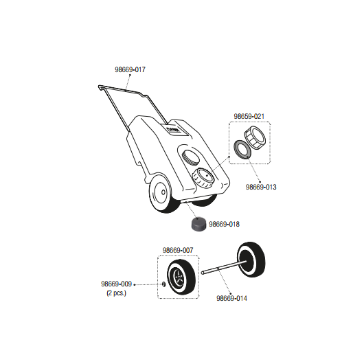 FIAMMA Pièces détachées Roll-Tank 23W
