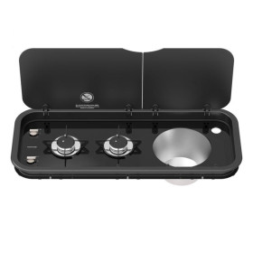Combiné évier + gaz pour camping‑car, van et fourgon | Compact, pratique et VASP | H2R Equipements