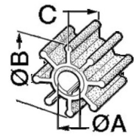 CEF Turbine 2Tps DT2/2,2/4/5/6/8 4Tps 4/5/35/50 Honda