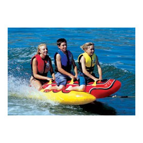 KWIK TEK Airhead Hot Dog : banane ski tube tractable derrière le bateau