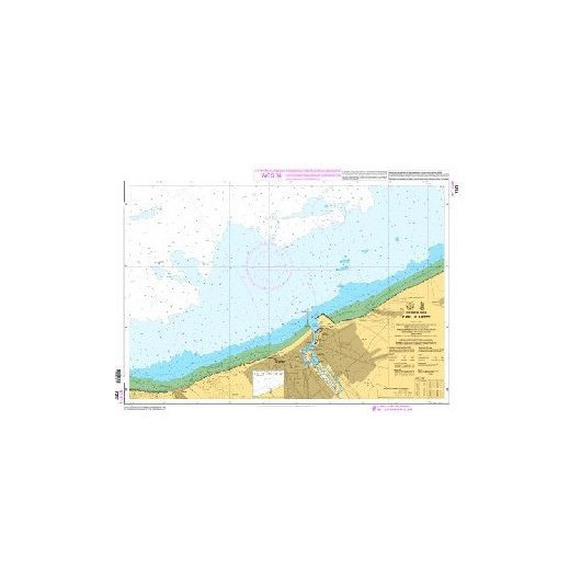 Shom Carte 7317L Pliée Port de Dieppe