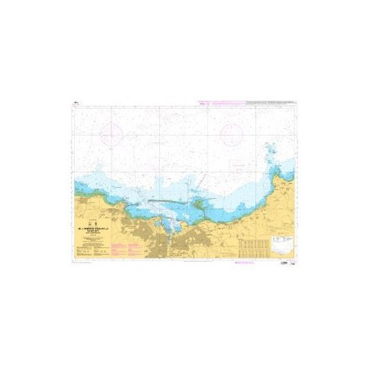 Shom Carte 7092L Pliée De la Pointe de Nacqueville au Cap Lévi - Rade de Cherbourg