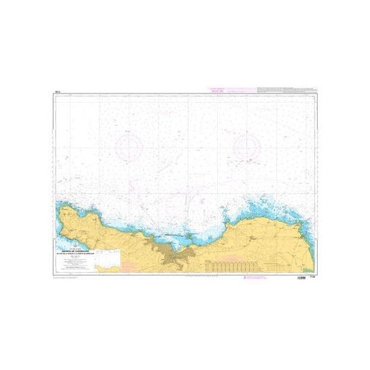 Shom Carte 7120L Pliée Abords de Cherbourg - Du Cap de La Hague à la Pointe de Barfleur