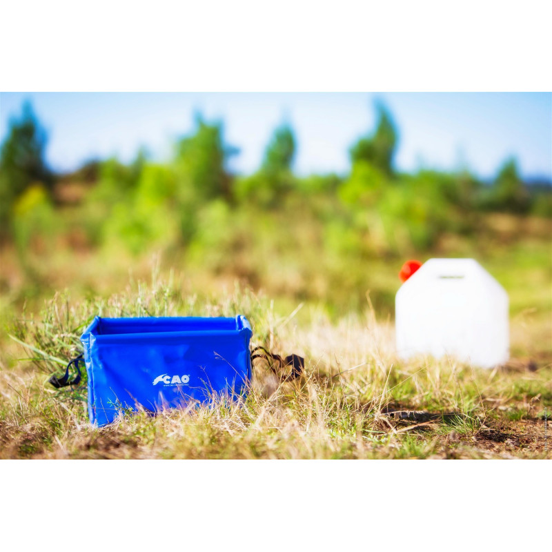 Cuvette Carrée Pliable 12 Litres CAO vaisselle de camping randonnée