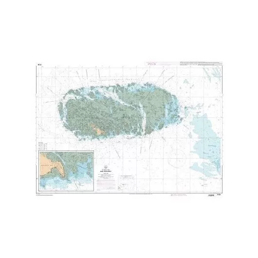 Shom Carte 7134L Pliée Iles Chausey