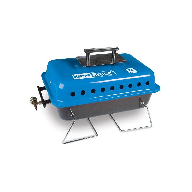Barbecue Gaz Naturel Portable 5 Brûleurs - Puissance 2,5 KW Par Brûleur, Idéal Camping, Pêche, Extérieur - 13