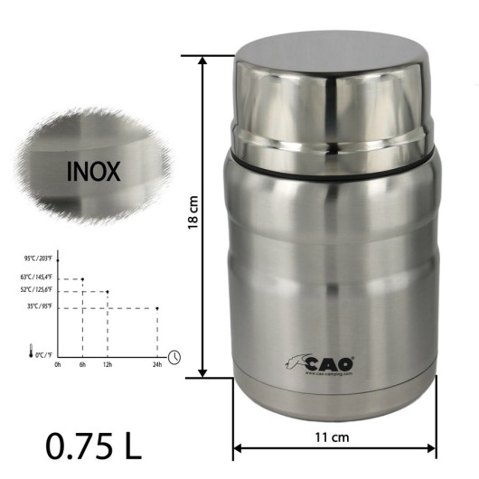 CAO Lunch box isotherme 0,75 litres