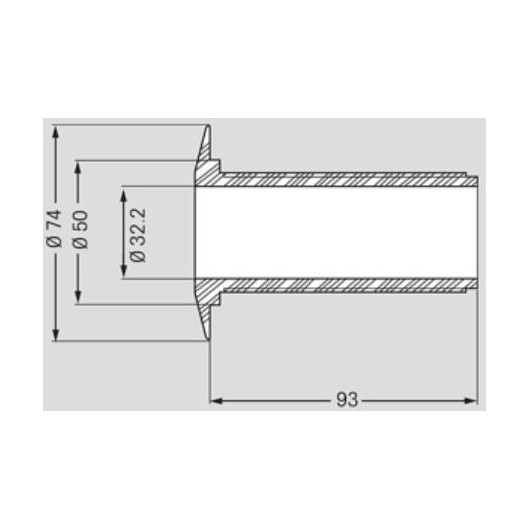 PLASTIMO Passe-coque sonde Navman Advansea vitesse et profondeur en bateau.