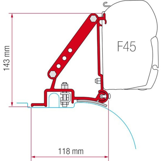 FIAMMA Kit F45 Ducato de 1994 à 2006